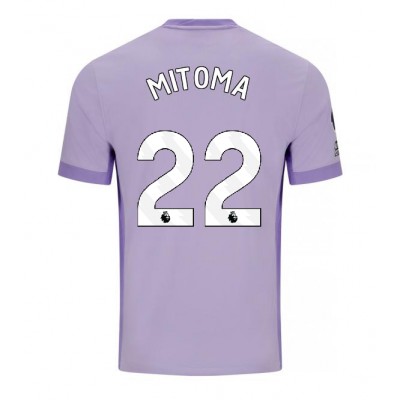 Moški Nogometni dresi Brighton Kaoru Mitoma #22 Gostujoči 2025-26 Kratek Rokav Moški Nogometni dresi Brighton Kaoru Mitoma #22 Gostujoči 2025-26 Kratek Rokav
